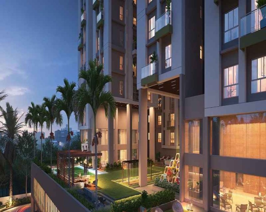 2 BHK Flat For Rent in Eden Tolly Lakeside Kolkata